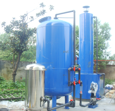 井水，地下水除鐵錳過濾器